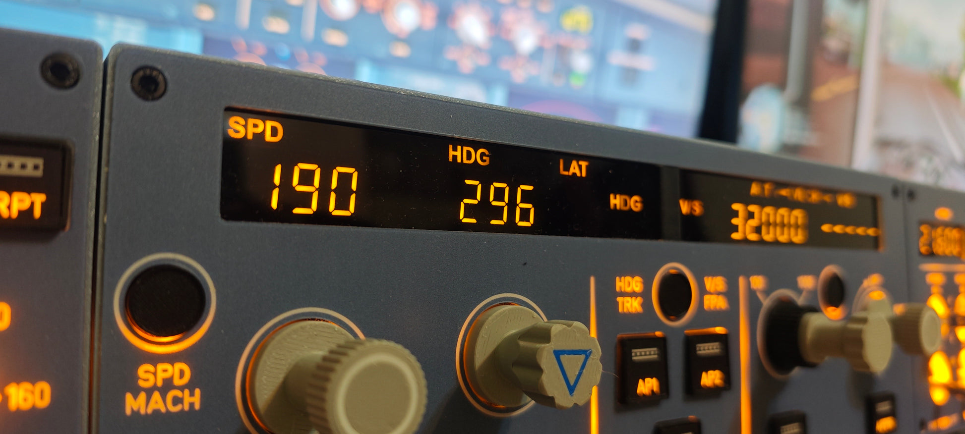 Kaye Simulation Airbus A320 FCU+EFIS Panel – with Landing Gear & Autobrake Module