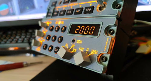 Kaye Simulation's A320 Transponder / Frequency / Lighting Panel Module