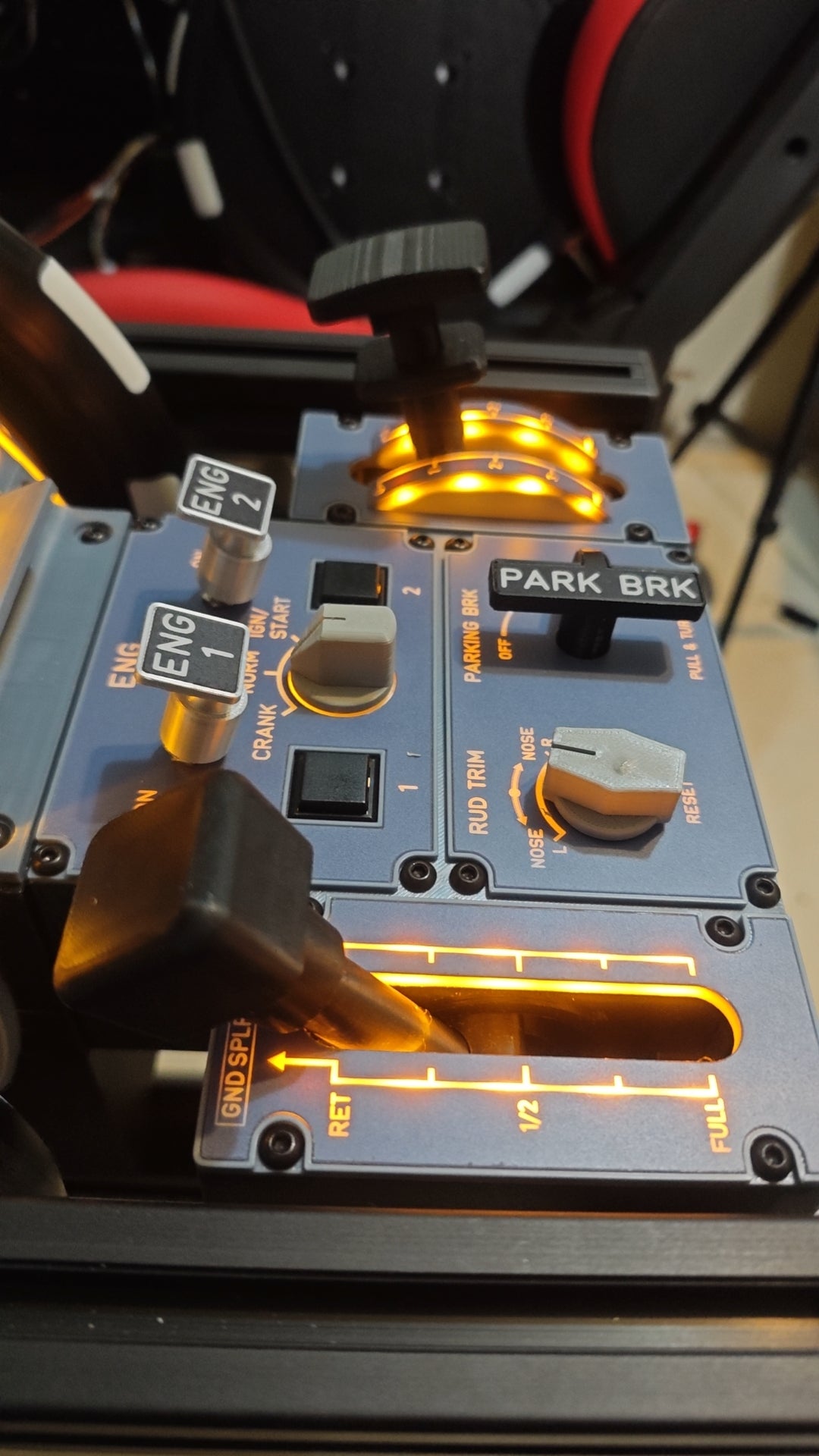 Airbus A320 Full-Motion Throttle Quadrant – 1:1 Scale | Kaye Simulation