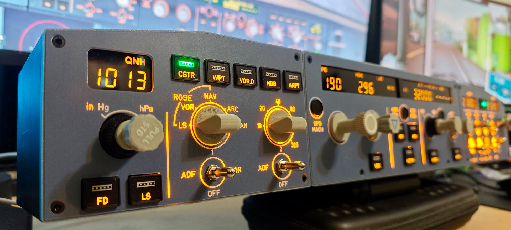 Kaye Simulation Airbus A320 FCU+EFIS Panel – with Landing Gear & Autobrake Module