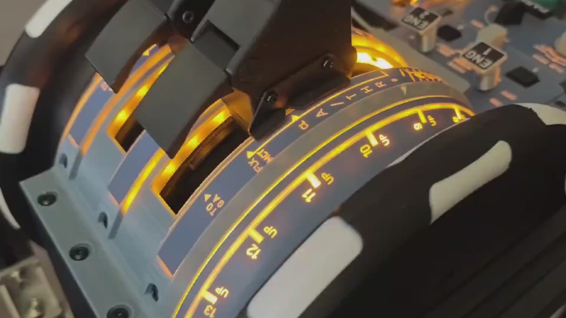 Airbus A320 Full-Motion Throttle Quadrant – 1:1 Scale | Kaye Simulation